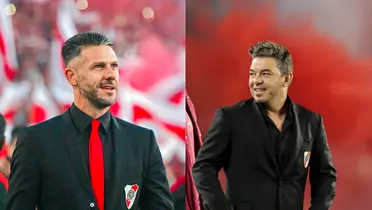 Martín Demichelis y Marcelo Gallardo