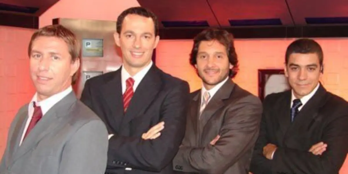 Paoloski, Pinzón, Quejeiro y Fernando Carlos en Fútbol Para Todos