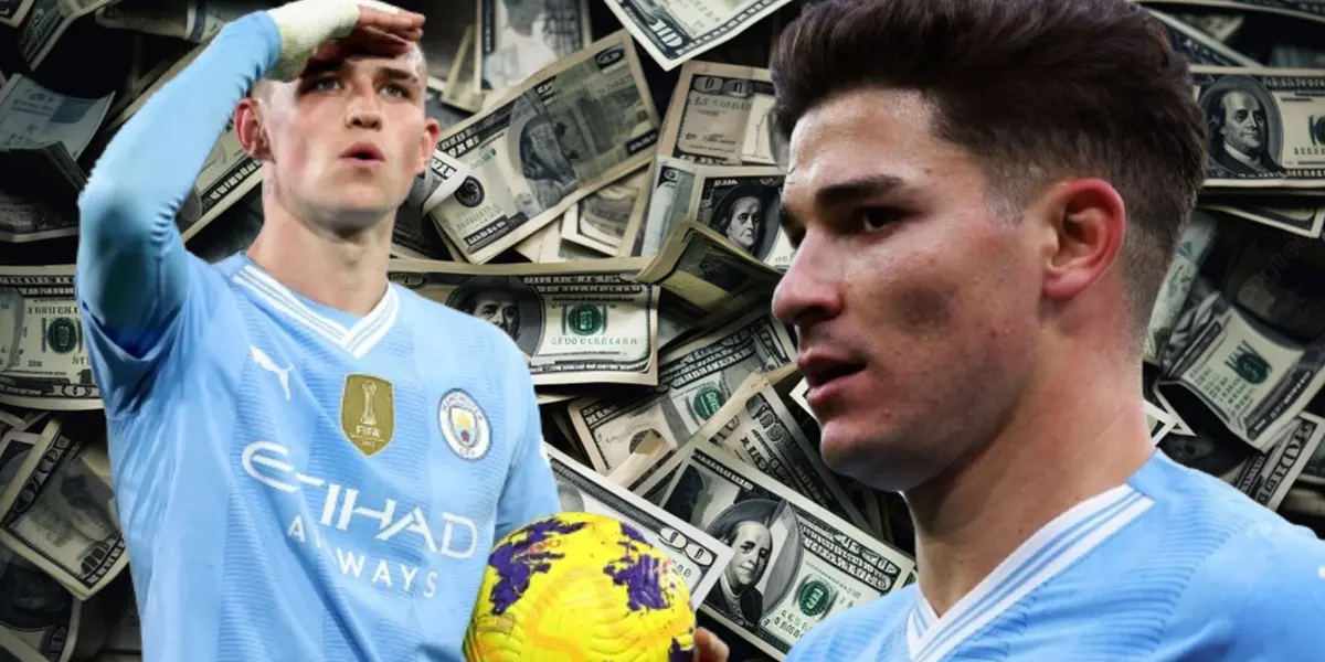 Phil Foden y Julián Álvarez, fondo de dólares