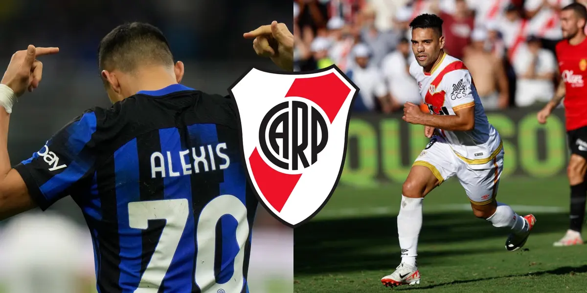 Radamel Falcao en Rayo Vallecano y Alexis Sánchez en Inter