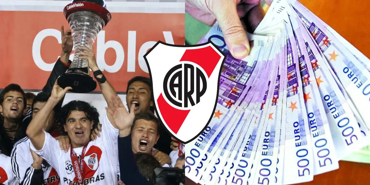 River campeón en 2008 y billetes de euros