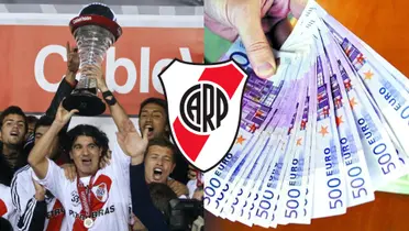 River campeón en 2008 y billetes de euros