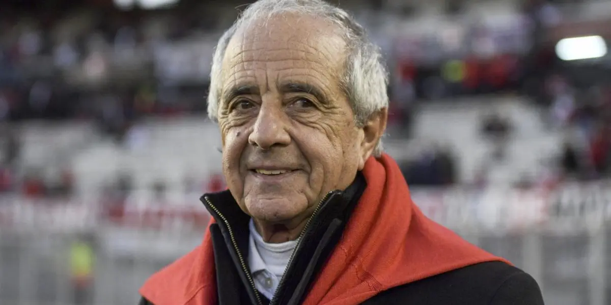 Rodolfo D'Onofrio en el Estadio Monumental.