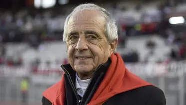 Rodolfo D'Onofrio en el Estadio Monumental.