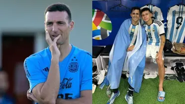 Scaloni sigue de cerca a un jugador de River