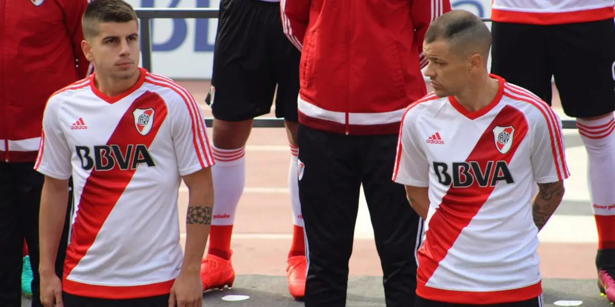 Tomás Andrade y Andrés D´Alessandro juntos en River