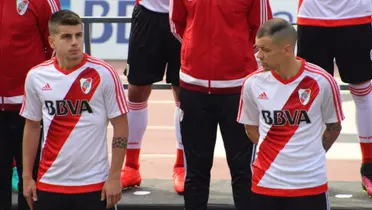 Tomás Andrade y Andrés D´Alessandro juntos en River